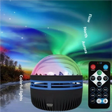 1pc Ocean Wave Projector, 7-Color Light Patterns with Remote Control, USB Powered for Bedroom, Home Theater & Room Decor