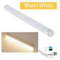 LED Motion Sensor Light Wireless Night Light Rechargeable Long Strip Bar Lamp for Kitchen Cabinet Wardrobe Bedside Staircase
