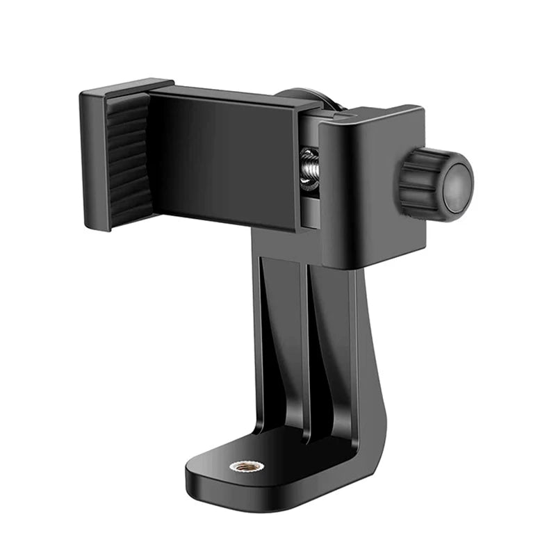Universal Smartphone Tripod Mount – Clip Holder for Photos, Vlogs & Live Streams